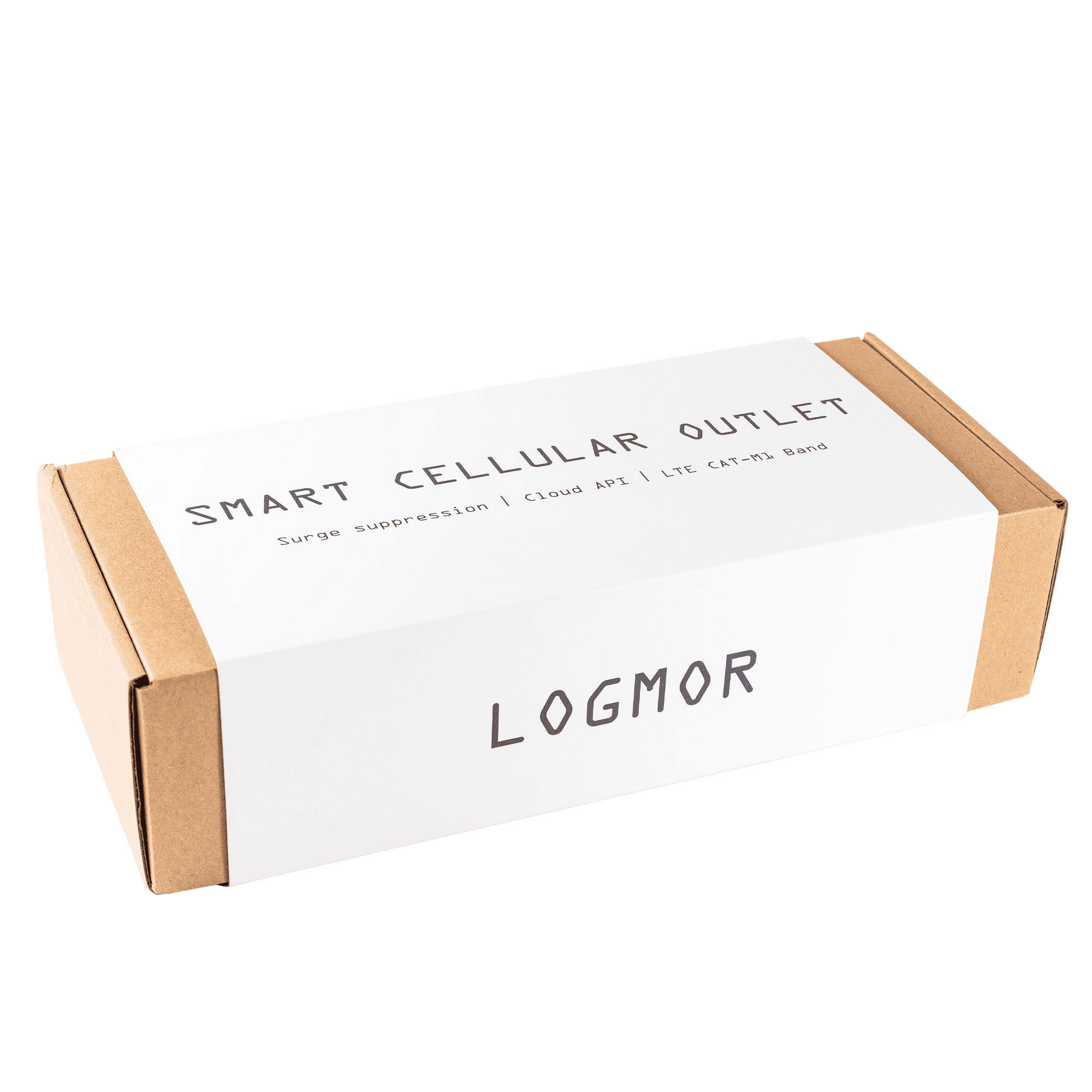 Logmor Cellular Smart Outlet packaging front with product image