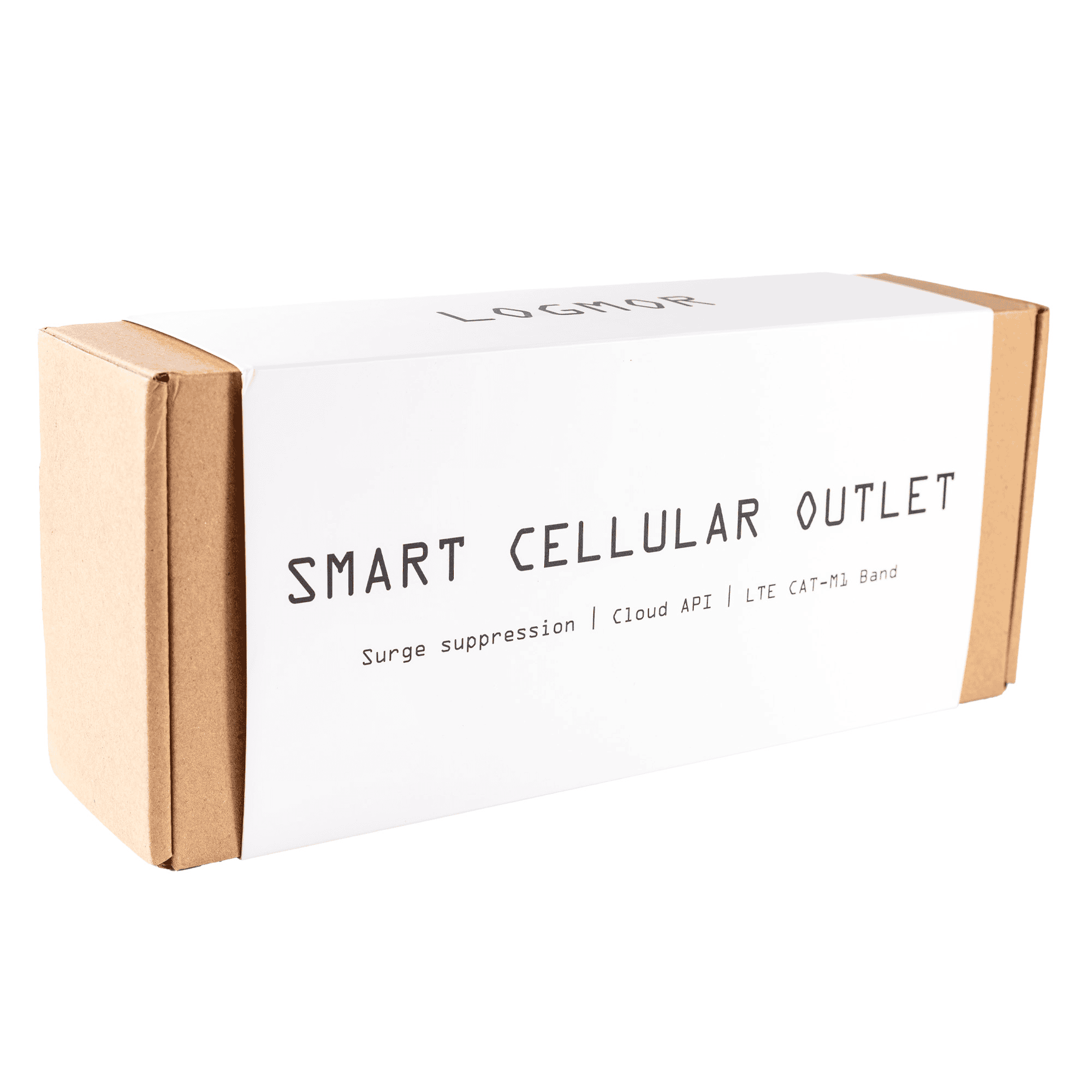 Logmor Cellular Smart Outlet packaging front with product image
